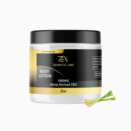 Zenistic Lemongrass Body Lotion 1000mg – 2 oz